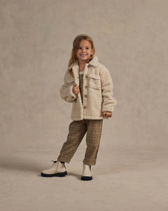 Shearling Chore Coat - Natural