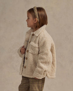 Shearling Chore Coat - Natural