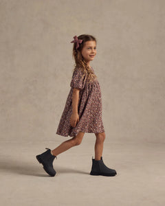 Marley Dress - Plum Floral