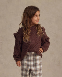 La Reina Sweater - Plum