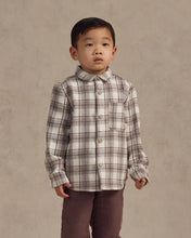 Load image into Gallery viewer, Collared Long Sleeve Shirt - Blue Flannel

