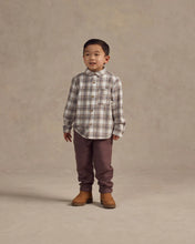 Load image into Gallery viewer, Collared Long Sleeve Shirt - Blue Flannel
