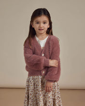 Load image into Gallery viewer, Boxy Crop Cardigan - Raspberry
