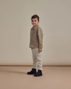 Ethan Trouser - Brass Pinstripe