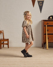 Load image into Gallery viewer, Marley Dress - Charcoal Check
