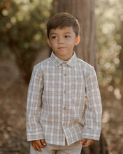 Load image into Gallery viewer, Collared Shirt - Pewter Plaid
