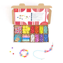 Load image into Gallery viewer, Rainbow &amp; Flower Bracelet Making Kit
