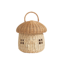 Load image into Gallery viewer, Rattan Mushroom Basket - Natural
