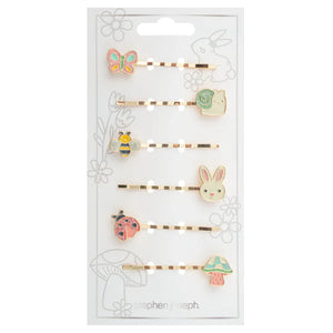 Enamel Hair Pins - Bunny