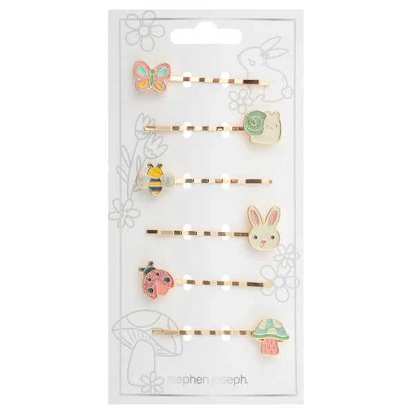 Enamel Hair Pins - Bunny