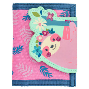Kid’s Tri-Fold Wallet - Sloth