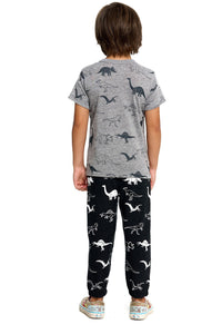 Dinos Boys Triblend S/S Crew Neck Tee