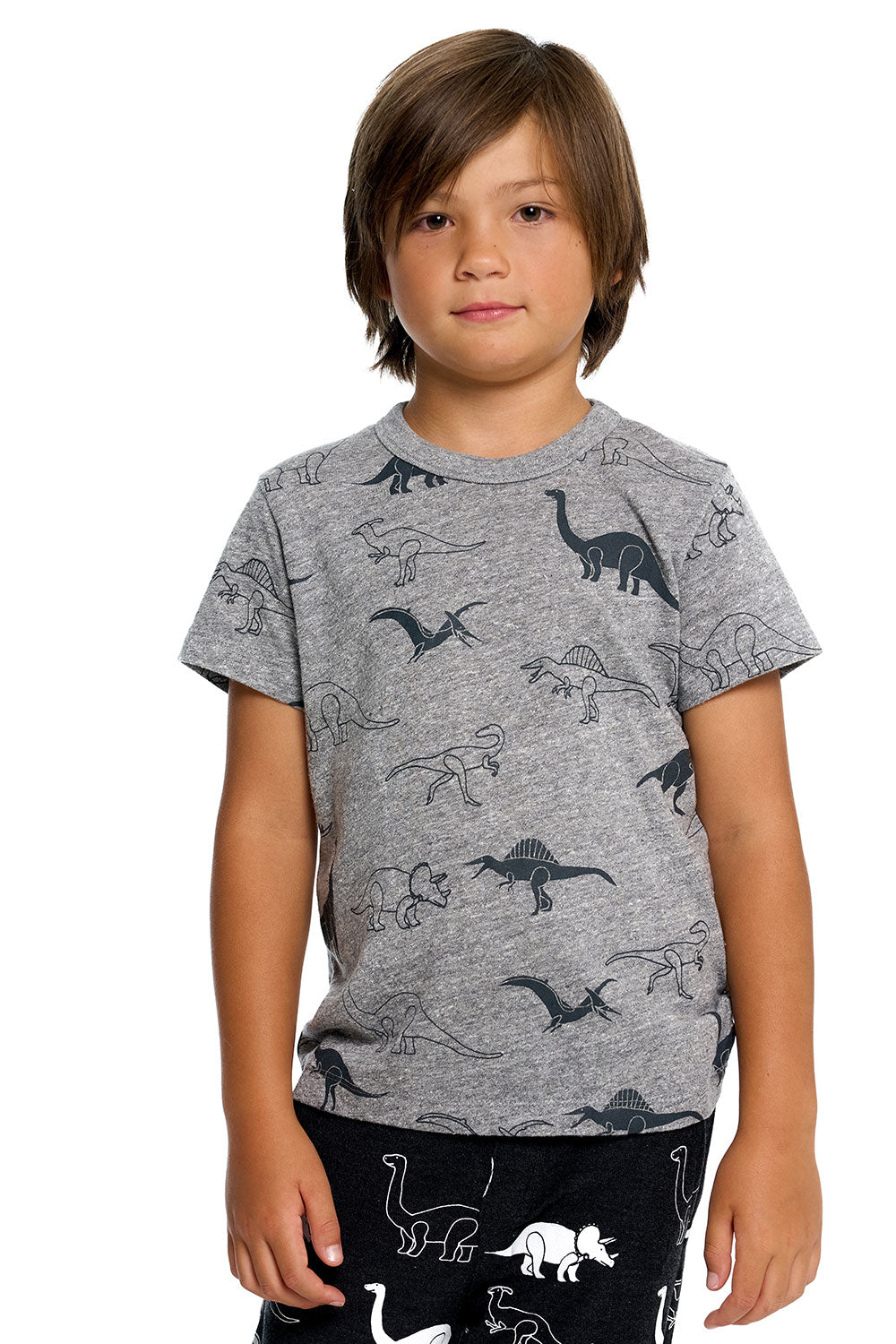 Dinos Boys Triblend S/S Crew Neck Tee