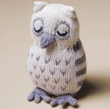Load image into Gallery viewer, Organic Baby Rattle Owl

