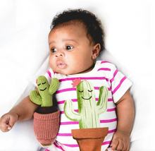 Load image into Gallery viewer, Organic Baby Rattle Cactus
