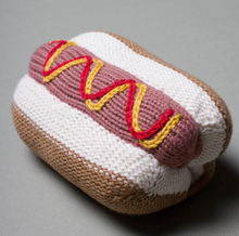 Load image into Gallery viewer, Organic Baby Toy Hot Dog Rattle
