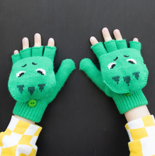 Load image into Gallery viewer, T-Rex Knitted Gloves

