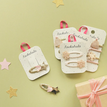 Load image into Gallery viewer, Shimmer Snowflake Clips
