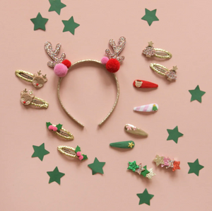 Jolly Glitter Xmas Tree Clips