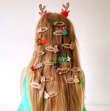 Load image into Gallery viewer, Jolly Glitter Xmas Tree Clips
