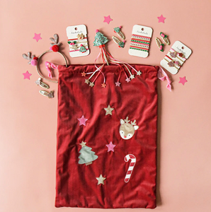 Holly Pom Pom Clips