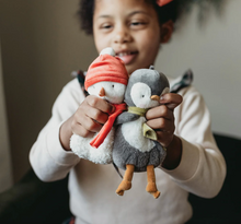 Load image into Gallery viewer, Snowcone The Penguin Snowman Roly Poly
