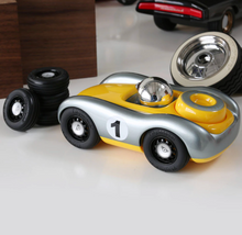 Load image into Gallery viewer, Verve Viglietta Car - Yellow/Silver
