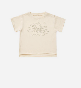 Raw Edge Tee - Paradise