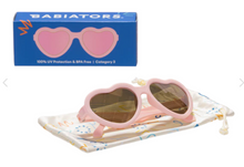 Load image into Gallery viewer, Original Heart in Ballerina Pink - Rose Gold Mirrored Lenses
