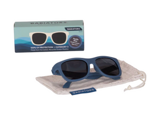 Eco Collection: Navigator Sunglasses in Pacific Blue