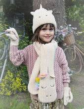 Load image into Gallery viewer, Rainbow Unicorn Knitted Gloves
