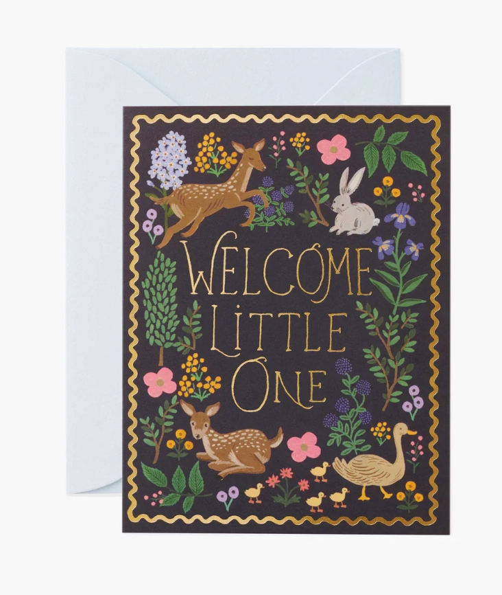 Woodland Welcome Card