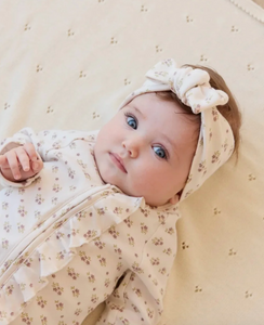Organic Cotton Melanie Onepiece - Rose Floral Pink