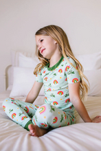 Load image into Gallery viewer, 2 Piece Short Sleeve Bamboo Pajama In Pure Luck - St. Patrick
