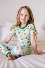 Load image into Gallery viewer, 2 Piece Short Sleeve Bamboo Pajama In Pure Luck - St. Patrick
