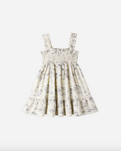 Load image into Gallery viewer, Floral dress on a white background
