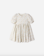 Load image into Gallery viewer, White dress with a pattern on a white background

