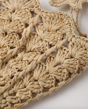Load image into Gallery viewer, Close-up of a woven straw bag on a white background
