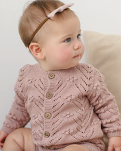 Load image into Gallery viewer, Knit Cardigan - Mauve
