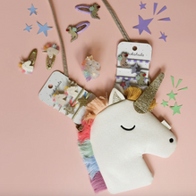 Load image into Gallery viewer, Rainbow Unicorn Claw Clip
