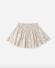 Load image into Gallery viewer, Smocked V Mini Skirt - Bloom
