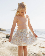 Load image into Gallery viewer, Smocked V Mini Skirt - Bloom
