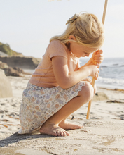 Load image into Gallery viewer, Smocked V Mini Skirt - Bloom
