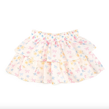 Load image into Gallery viewer, Floral patterned skirt on a white background
