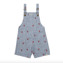Load image into Gallery viewer, Galleon Buckle Overalls - Lobster Seersucker
