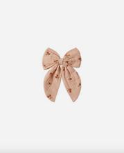 Load image into Gallery viewer, Oversized Bow - Cherry Embroidery
