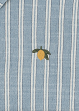 Load image into Gallery viewer, Elliot SS Shirt GOTS - Trio Bleu Stripe
