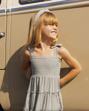 Load image into Gallery viewer, Knotted Headband - Green Gingham
