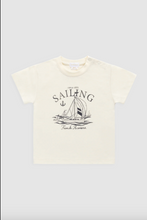 Load image into Gallery viewer, Organic Cotton Bjorn Tee - French Riviera Eclipse
