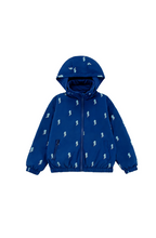 Load image into Gallery viewer, Max Reversible Rain Repellent Windbreaker - Blue Lightning

